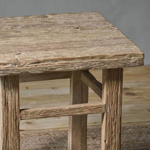 Nkuku Reclaimed IBO Wooden Side Table